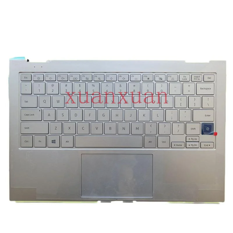 For Samsung np730qcj 730qcj 730qda notebook keyboard built-in keyboard C case touch pad Silver