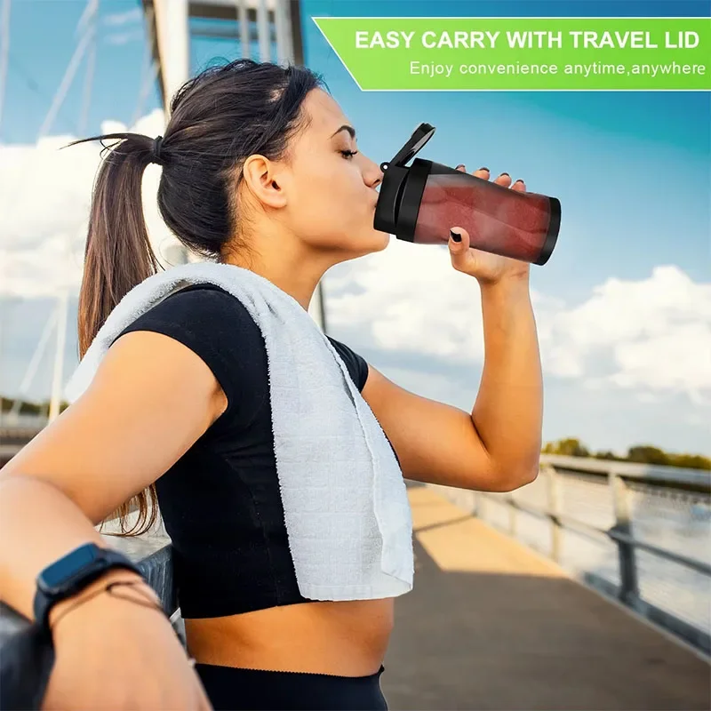 2025 new portable electric wireless juicer USB charging 700ml large-capacity large household juicer Fruit sctional 700ML Blender