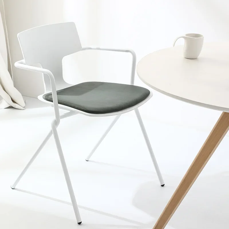 iron back dining chair, desk chair cafe Internet celebrity art stool