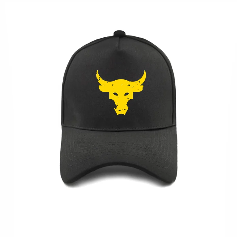 Dwayne Johnson Brahma Bull Tattoo Baseball Caps Fashion Cool Brahma Bull Hats Unisex Caps MZ-440