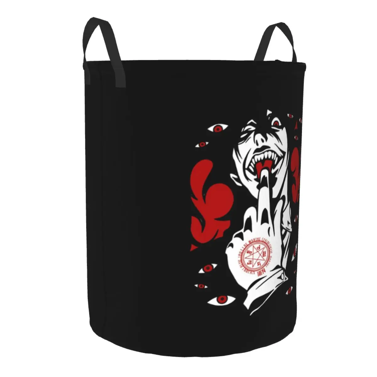 Anime H-Hellsing Japane Manga Laundry Basket Collapsible Baby Hamper for Nursery Toys Organizer Storage Bins