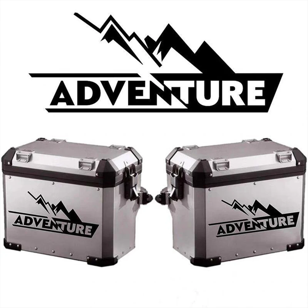 Adventure Refletor Racing Motorcycle Para Motor Car Tail Box Stickers For Body Bumper Helmet Trunk Fuel Tank Decal Decoration