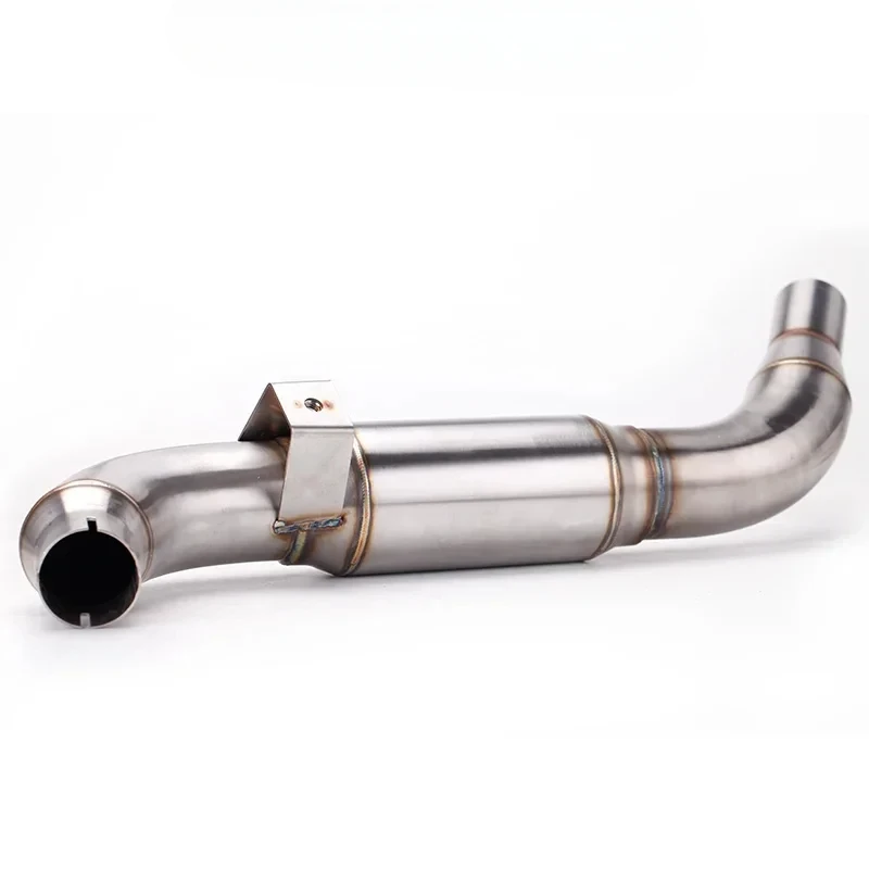 

Motorcycle Modified Dual Exhaust Pipe Middle Section Huanglong 600 Stainless Steel Side Upper Middle Section BJ600 N