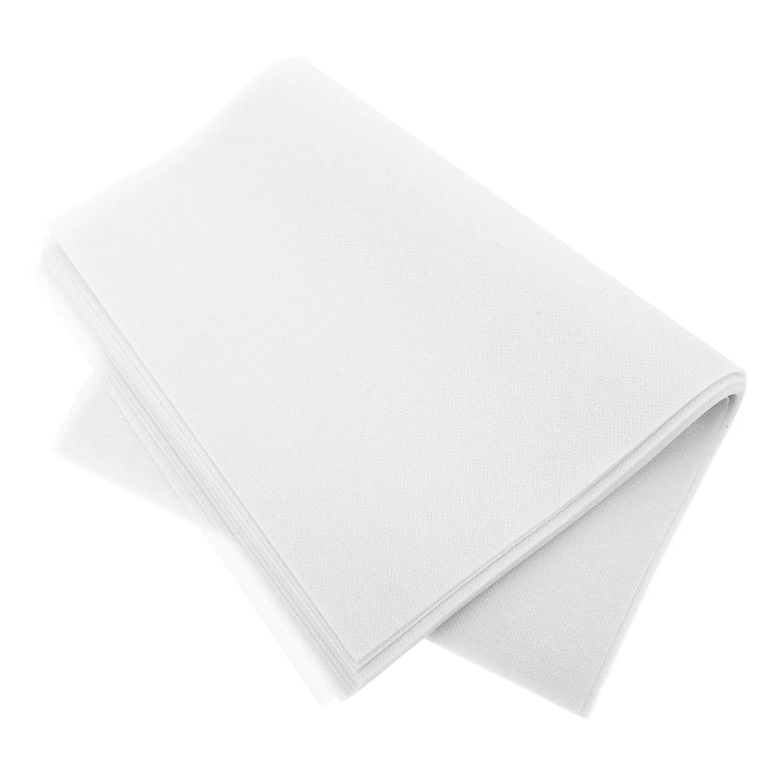 24Pcs Non-Woven Fusible Interfacing Medium Weight White Iron on Fabric Sheets for Sewing Shirt Collars Cuffs Suit Jackets view 5
