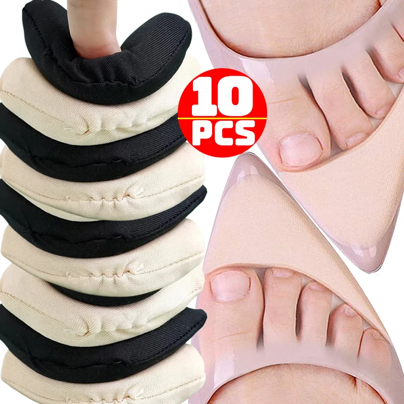 High Heel Forefoot Insert Toe Sponge Plug Insoles Cushion Pain Relief Protector Women Shoes Toe Front Filler Cushion Accessories