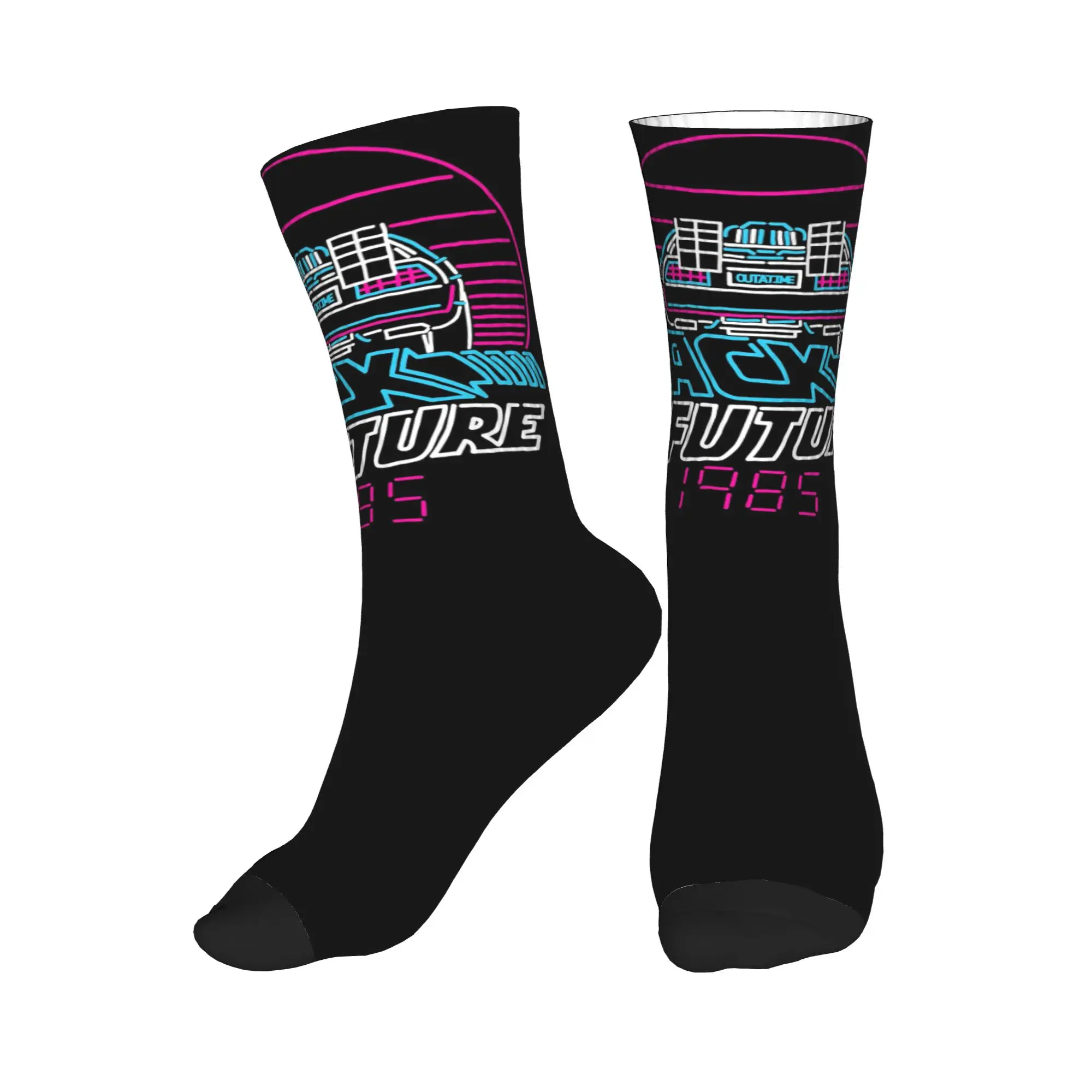 

Носки All Seasons Back To The Future 80s Delorean Future 1985 Sport Middle Tube Socks Crew Socks в стиле хип-хоп для мужчин и женщин