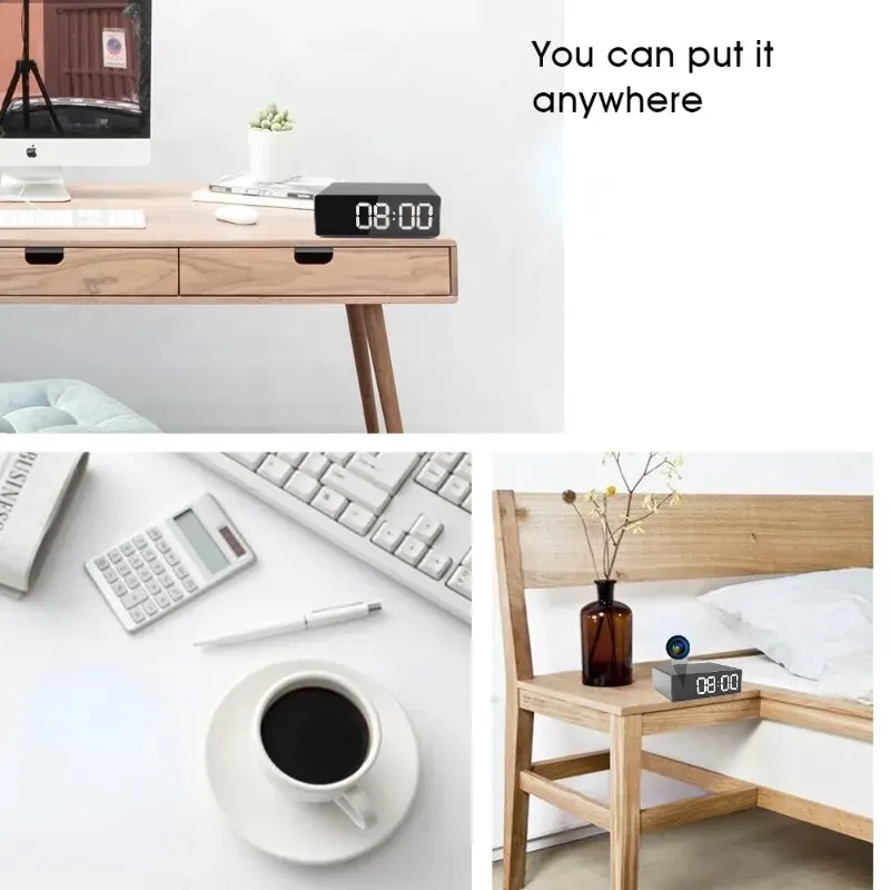 4K Hd Wifi Clocks C…