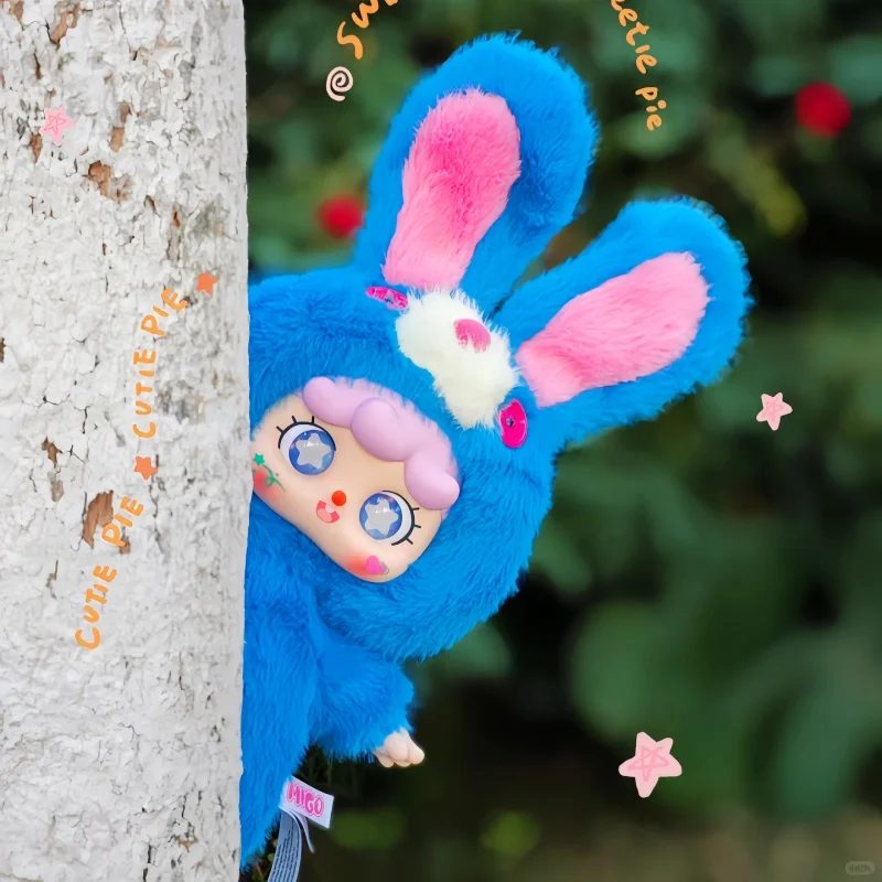 

Genuine Baby Three Migo 400% Give Yourself A Hug Series Blind Box Kawaii Doll Mystery Box Girl Interior Decoration Toys