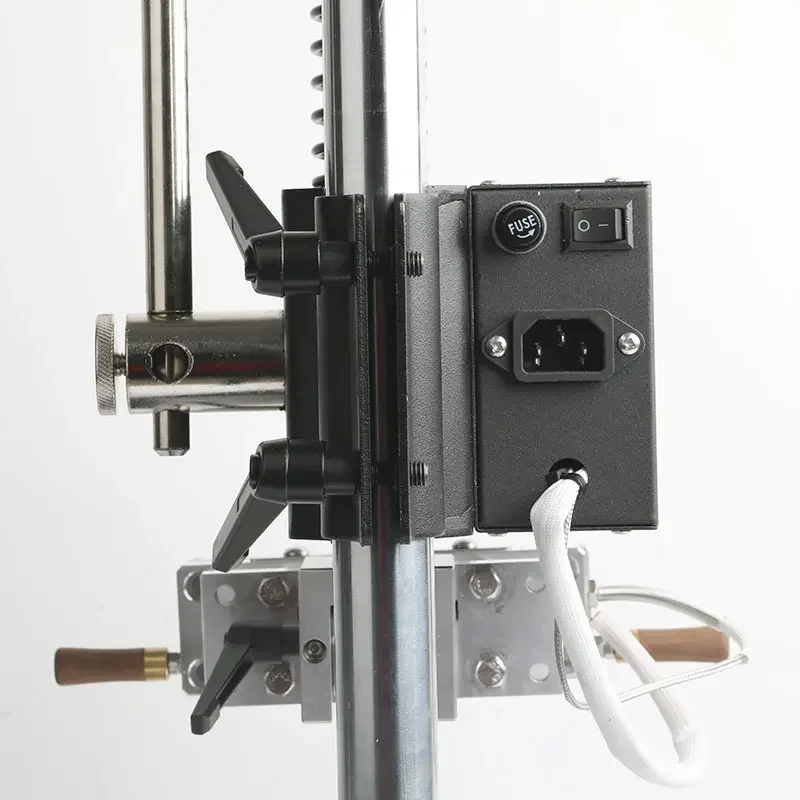 Ręczna maszyna do hot stampingu, wykrawania i tłoczenia skóry PU, wykrawarka, dziurkacz, hot stamping, prasa termiczna, branding.