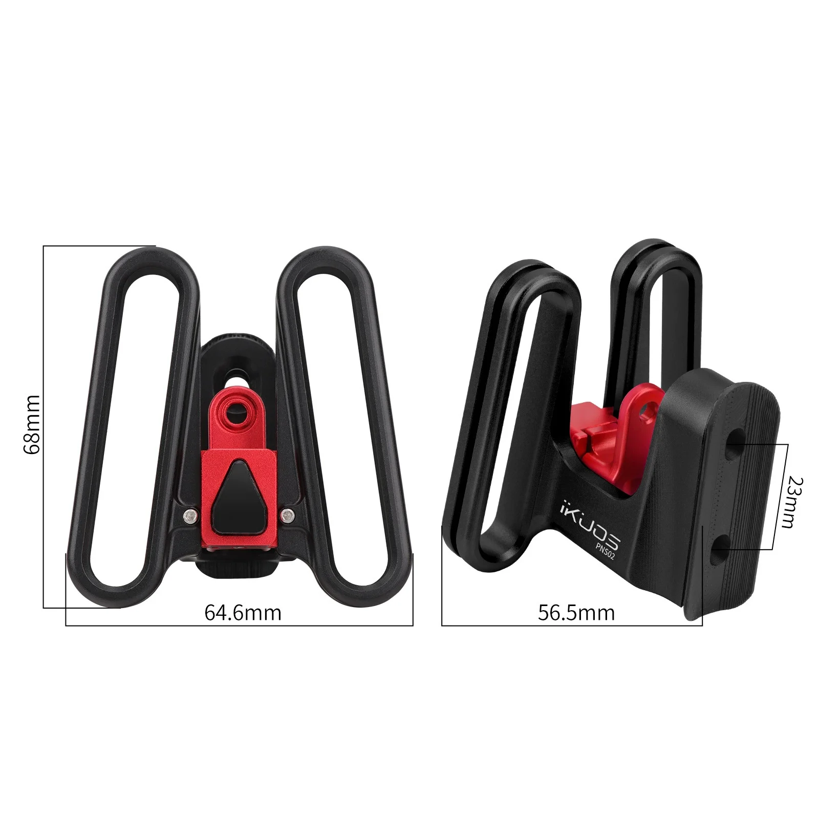 IKUOS Faltbarer Fahrradtaschenhalter für Brompton-Tasche für Java Neo Block – Detail 3