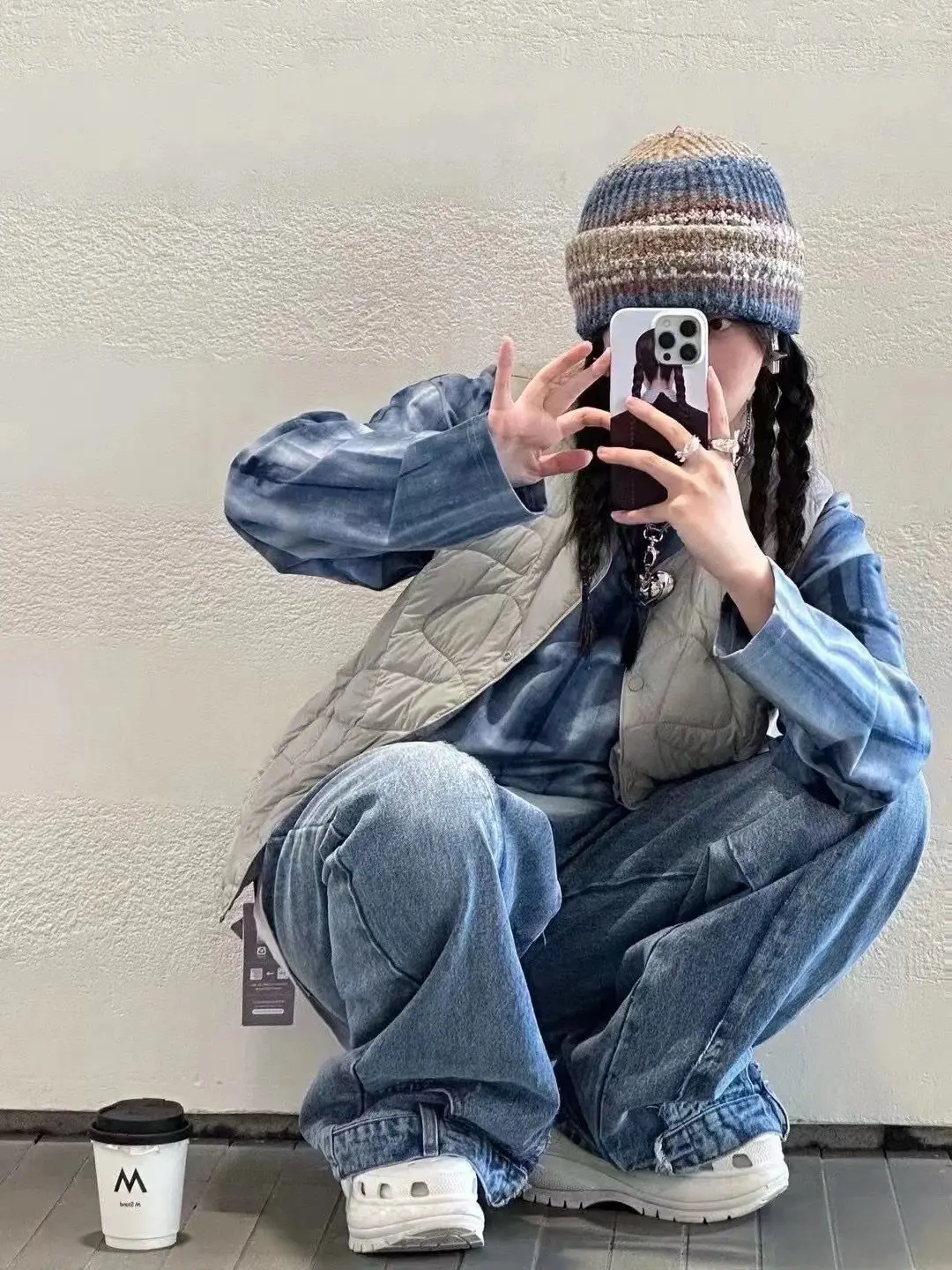 

Vests Waistcoats Thick Womens Woman Autumn Tweed Buttoned Academia Preppy School Stylish Sleeveless Officewear Breathable Simple