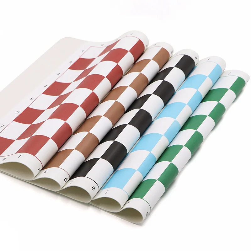 

Soft chess board leather cloth chess board, foldable and portable children's student leather chess board, 64 grid small, medium
