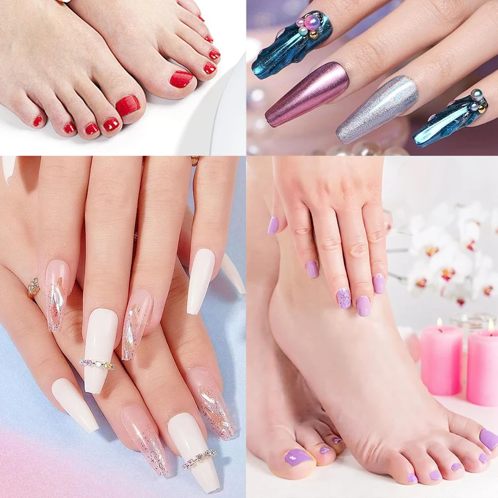 ジェルネイル用ハンドヘルドネイルライト、ポータブルコードレス充電式LEDネイルドライヤー、タイマー付きで速乾性とDIYマニキュアアートを実現