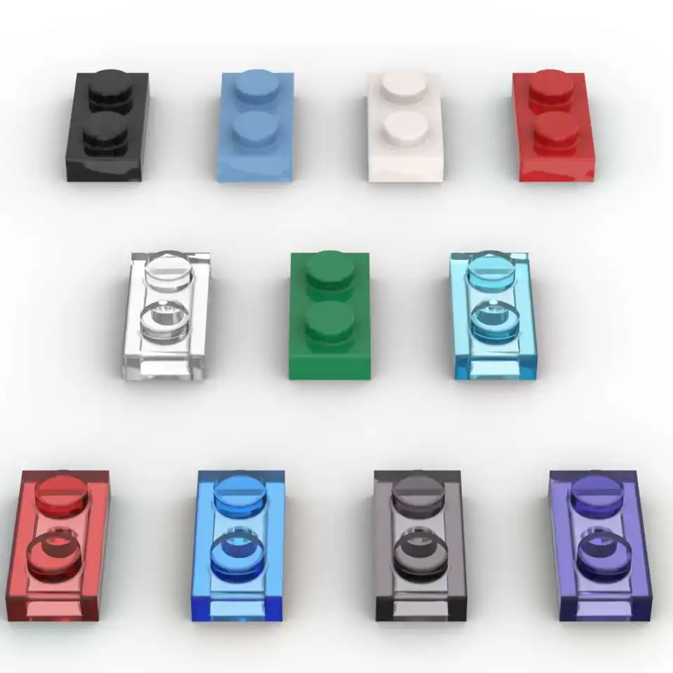 MOC 10PCS Plate 1x2 3023 Building Blocks Kit High-Tech Board Light Board Bricks Particle DIY Idea Toy Children Birthday Kid Gift