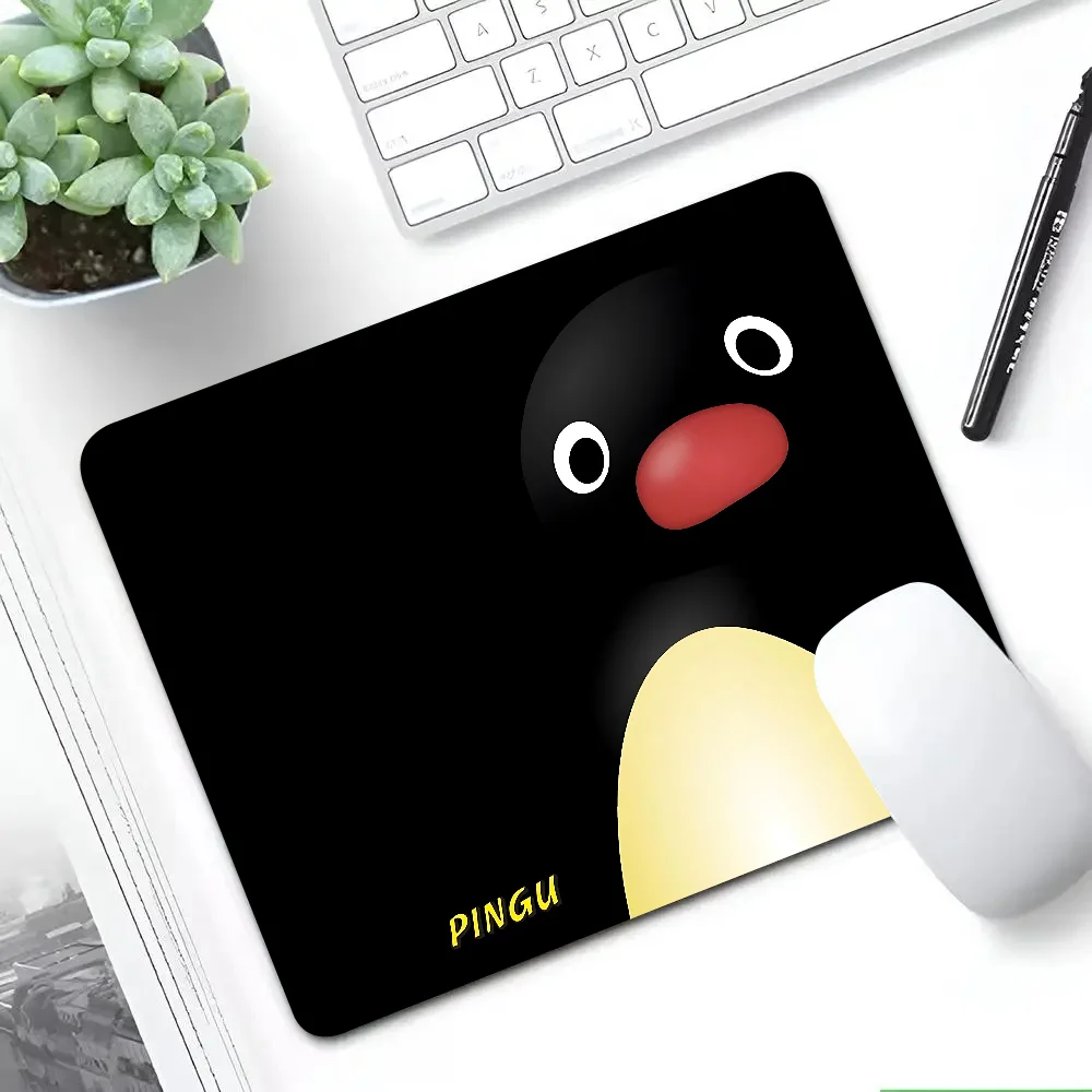 

Cute P-Pingu Mousepad Table Mat Gamer Mousemats Office Mouse Mat Rubber Anti Slip Big Keyboard Mats For Computer