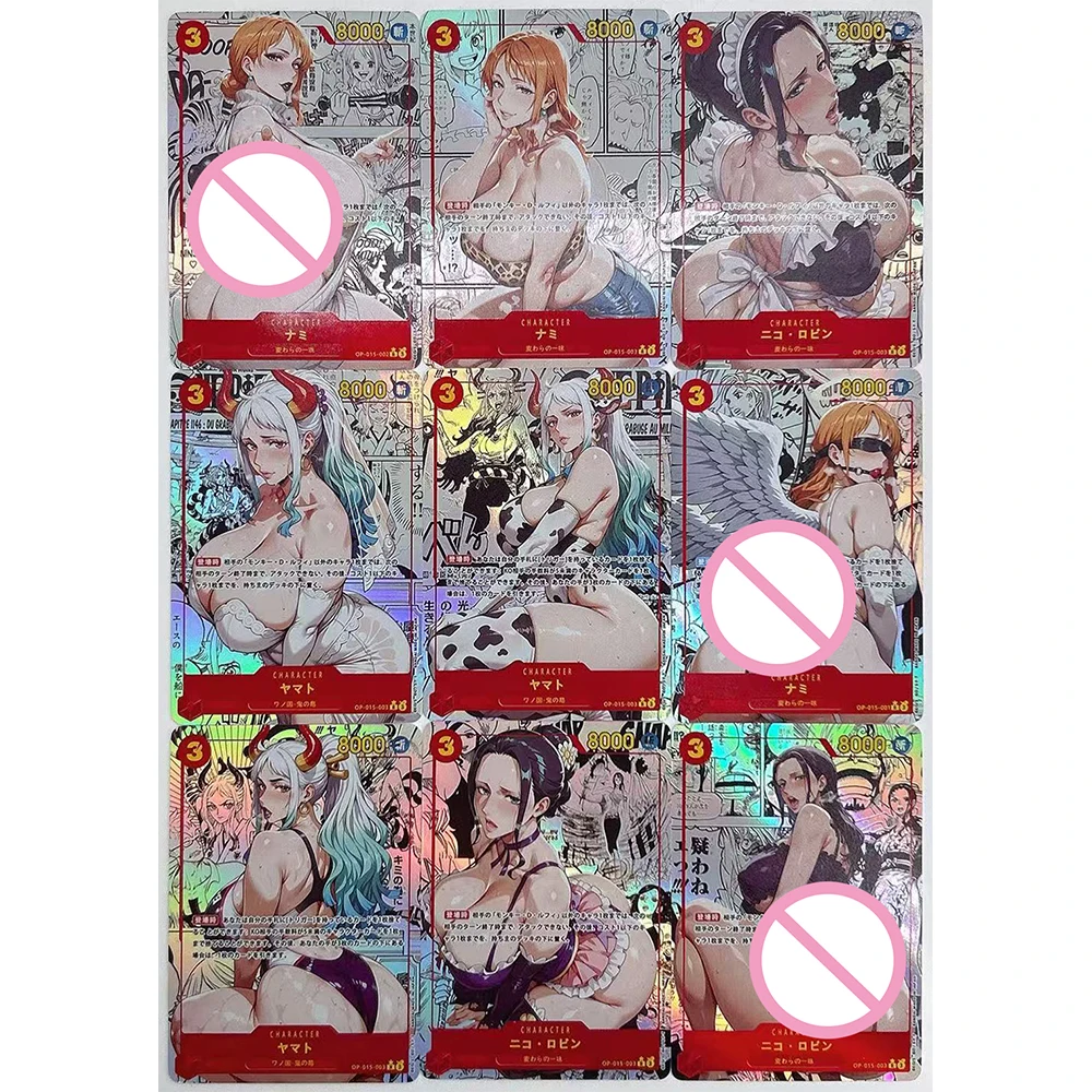 تحصيل بطاقة لتقوم بها بنفسك ACG آلهة قصة قطعة واحدة أنيمي كامادو Nezuko بوا هانكوك ريبيكا مثير لعبة لعبة مهرجان هدية عيد ميلاد