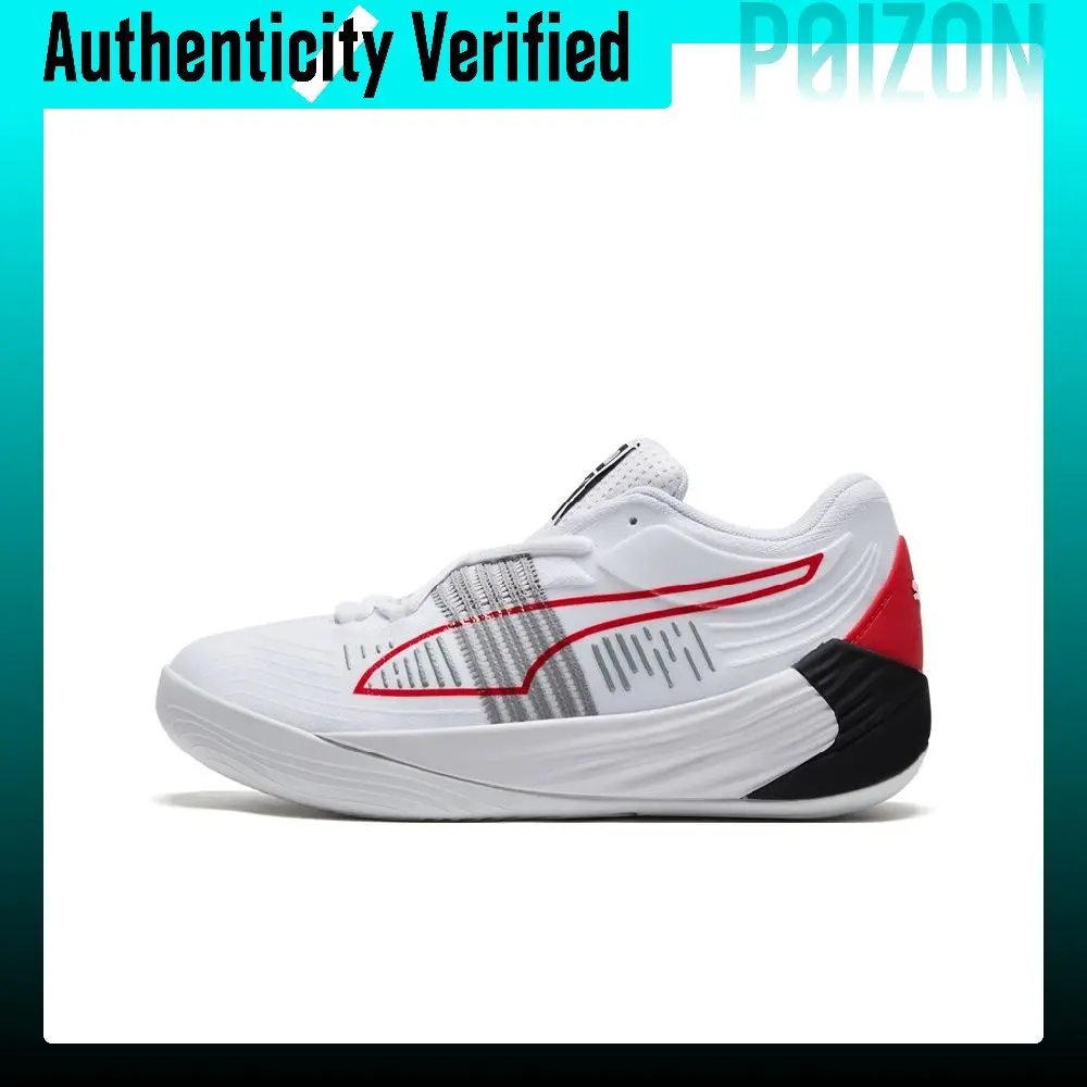 PUMA Fusion Nitro Fabric Cushioning Slip Resistant Abrasion Resistant Lightweight Low top Nitro Foam 195514-04