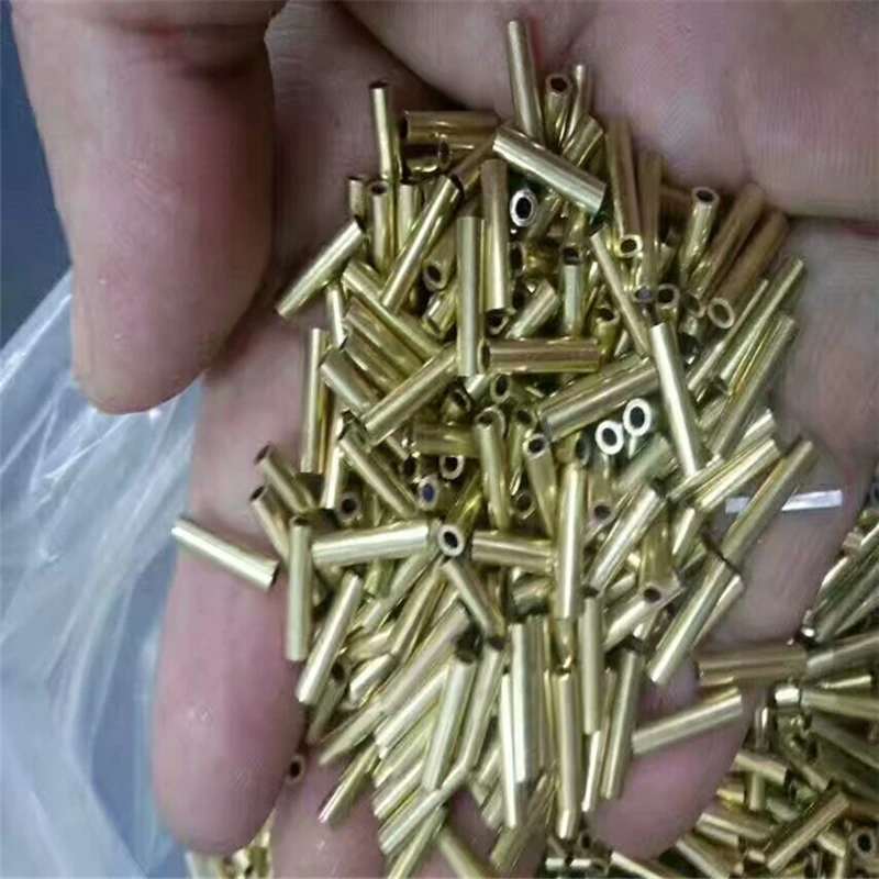 Brass Tube OD 0 8 5 5mm Length 495mm Round Brass Alloy Capillary Pipe Thickness 0 2 1 5mm Straight