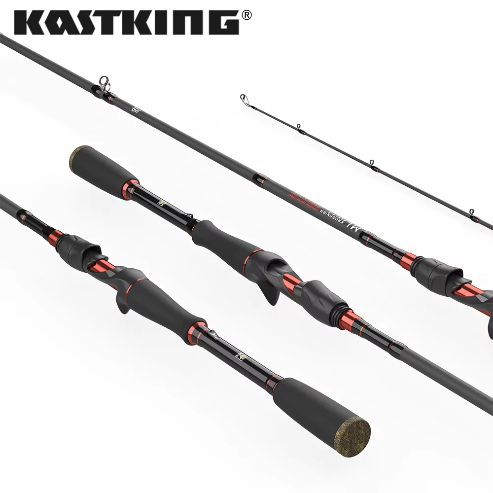 釣り竿セット　ベイトロッド　6ft 180cm バス釣り　kastking 軽量 KastKing ブルータスマルチセクションロッドカーボンスピニング