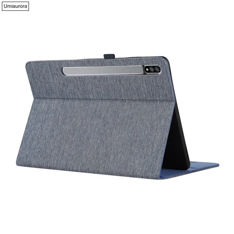 لسامسونج تبويب S6 S7 S8 S9 FE زائد S10 الترا SM-X920 12.4 بوصة SM-X820 X620 X520 اللوحي حافظة فليب بولي Leather الجلود حامل المحفظة Funda