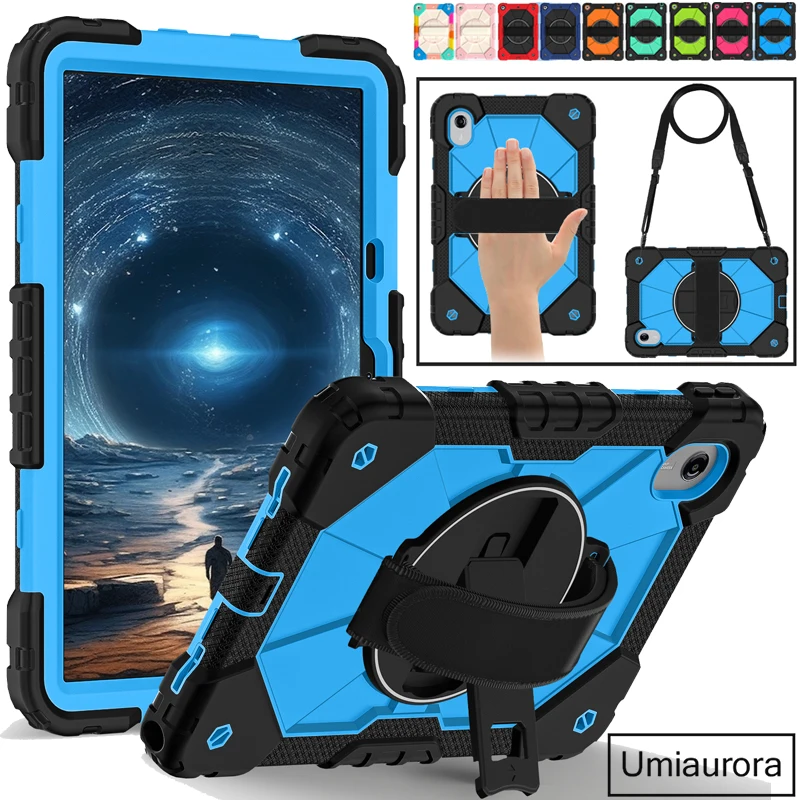 

﻿For Lenovo Idea Tab M11 11 inch TB336FU TB336ZU Xiaoxin Pad 11" 2025 TB330FU Heavy Duty Rugged Tablet Case Stand Strap Funda﻿﻿
