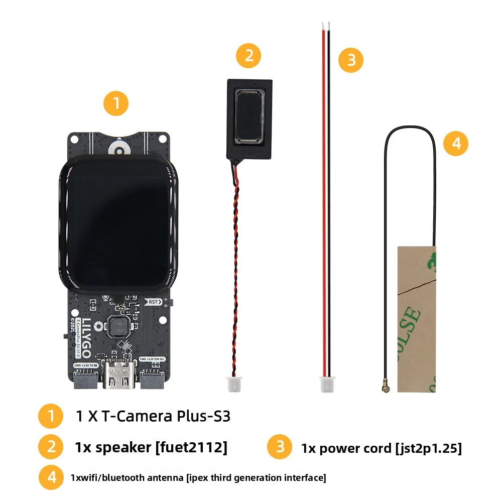 LILYGO ® T-Camera-Plus-S3 ESP32-S3 AI Xiaozhi LCD Camera Development Board