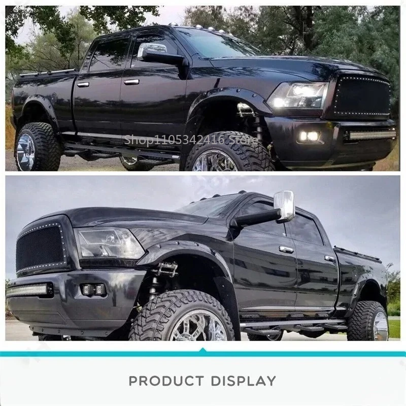 Pair Power Heated Temp Sensor Tow Mirrors For 2009-2012 Dodge Ram 1500 2500 3500 Switchback Turn Signal Towing Mirrors