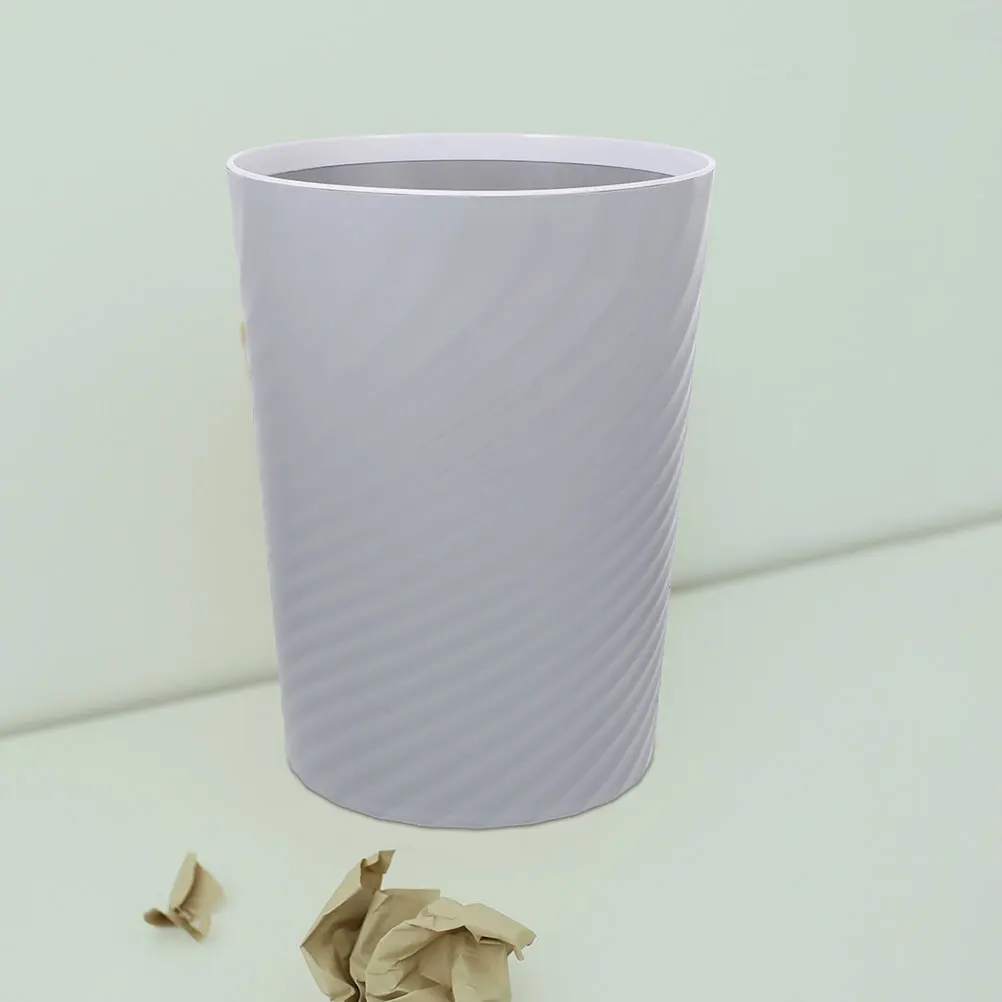 

Garbage Can Bedroom Trash Cute Bathroom Wastebasket Kitchen Plastic Dustbin for Office Cans Hanging