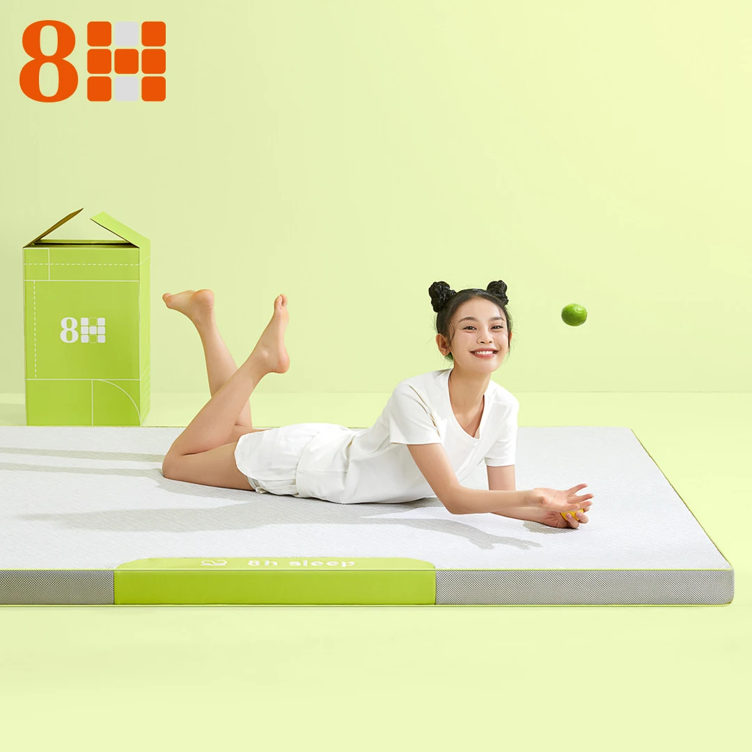 8H non-sensory slow rebound partitioned spine protection thin mattress removable mattress foldable cotton soft tatami home