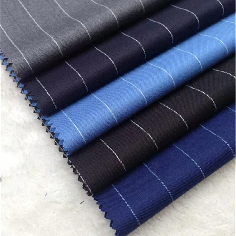 3.5meter Spring fashion Stripe Suit Fabric Atiku Fabric for Men High Quality Men\'s jacket Fabrics  Business  fabric