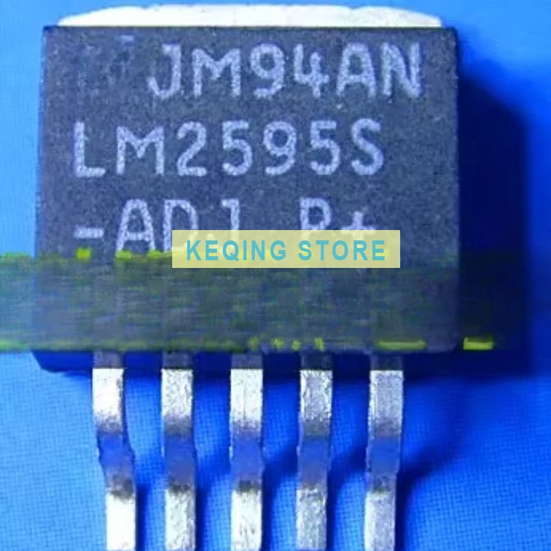 10PCS Used+Not NEW+Send after Measure  LM2595S-ADJ LM2595S is adjustable, and the patch switch is regulated/measured.
