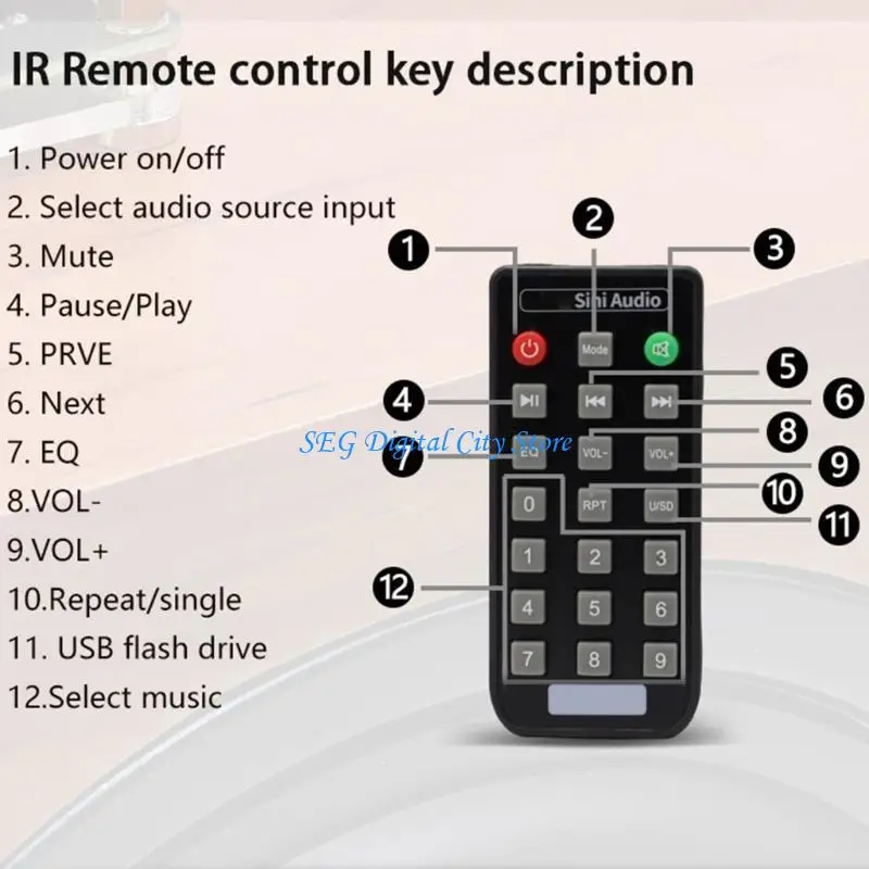 

U75B LA01 HIFI Decoding Board Music Player Amplifier Handsfreely 5.2 Wirelessly Decoding Radio Module Music Play