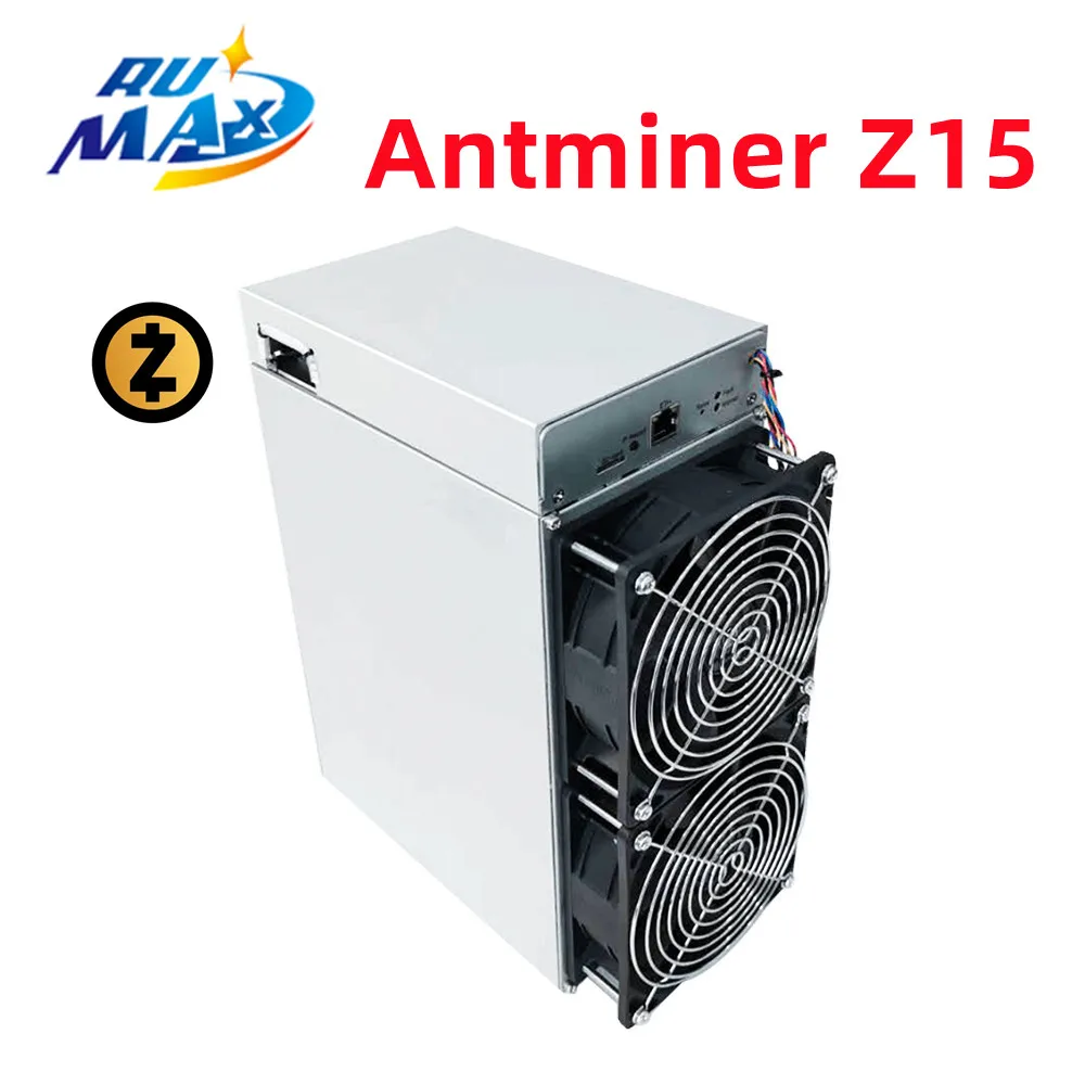 

Antminer Z15 420KSOL/S Equihash Algorithm Zcash Miner Z15 From Bitmain Mining SHA-256 Algorithm ZEC Bitcoin Miner Minin in stock