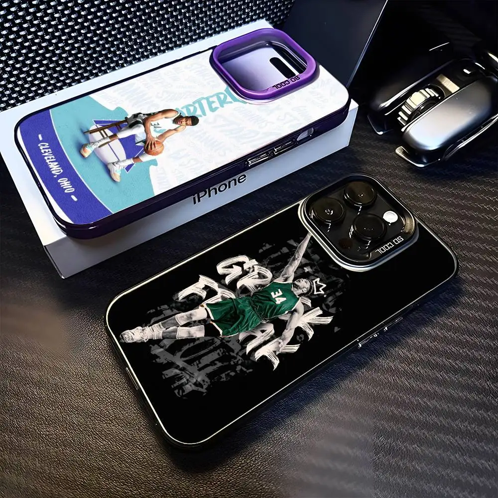 

Basketball Greek Freak Giannis Antetokounmpo 34 Phone Case For iPhone 16,15,14,13,12,11 Pro,MAX Purple Matte Shockproof Cover