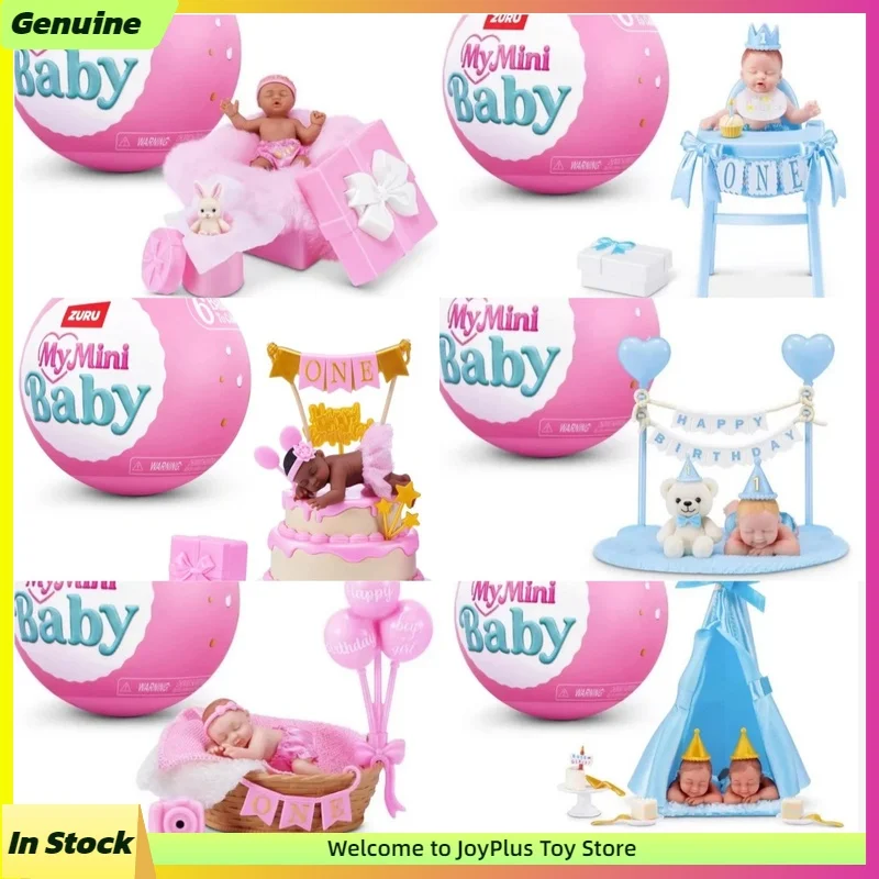 

ZURU 5 Surprise Blind Box My Mini Baby Happy Birthday Baby Ball Mini Cute Figures Miniature Ornament Collectible Surprise Toy