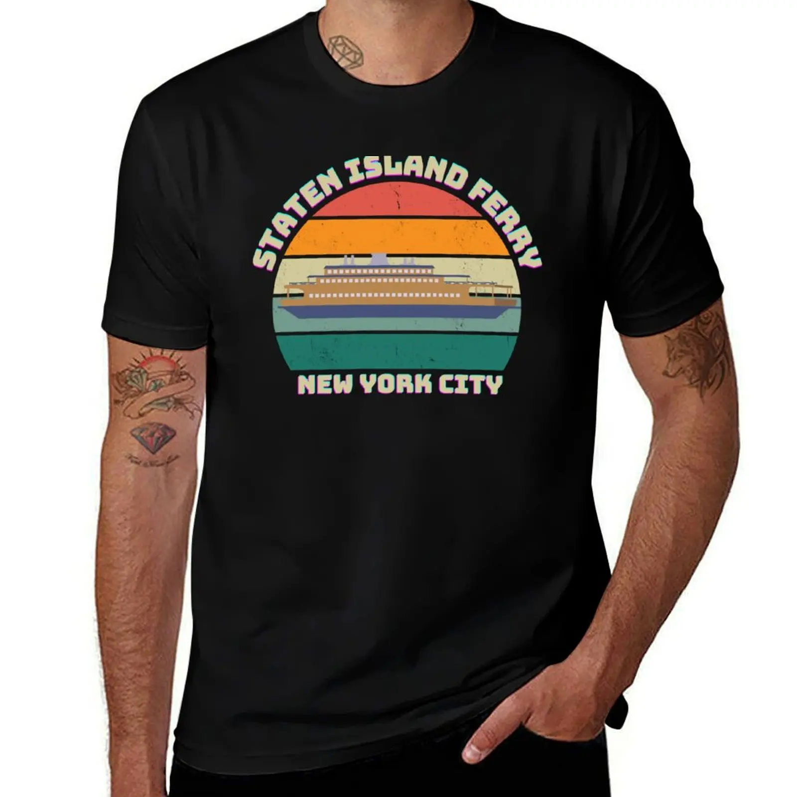 

Staten Island Ferry (7) T-Shirt oversized Louboutins basketball graphic tees football t shirt t shirts for men