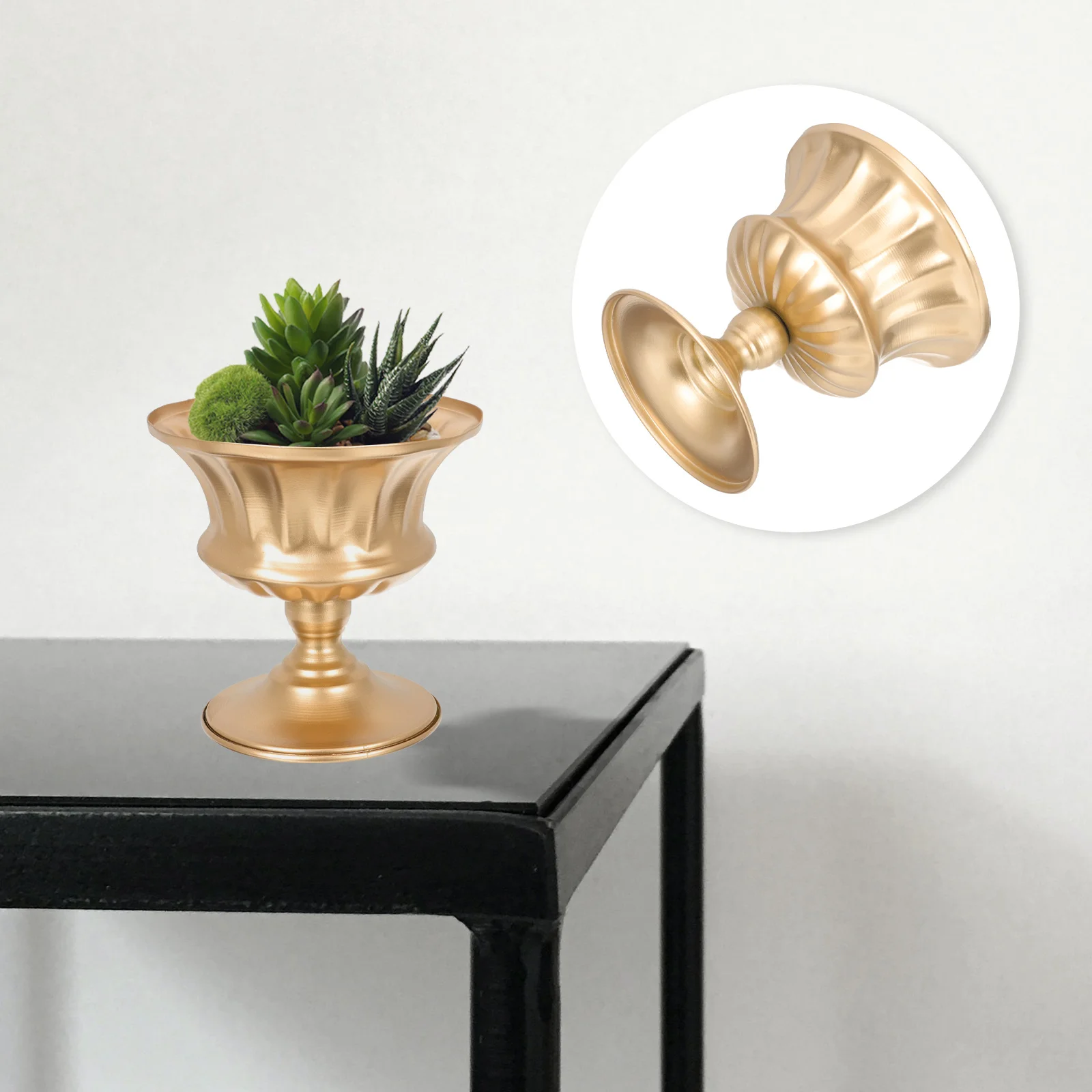 

Iron Flower Pot Black Vintage Container for Artificial Flowers Home Decor Indoor Outdoor Wedding Floral Arrangement Cylinder