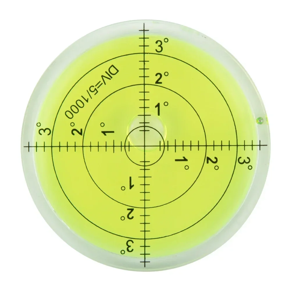 66mm Large Levels Level Bubble Bubble Bullseye Circular High-precision Inclinometer Level Indicator Measuring Kit