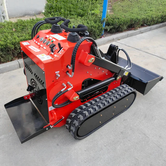 Mini Skid Steer Loader EPA Engine Front Wheel Micro Loader Rated 6 Tons 500kg Bucket Capacity Gear Gearbox Bearing Core
