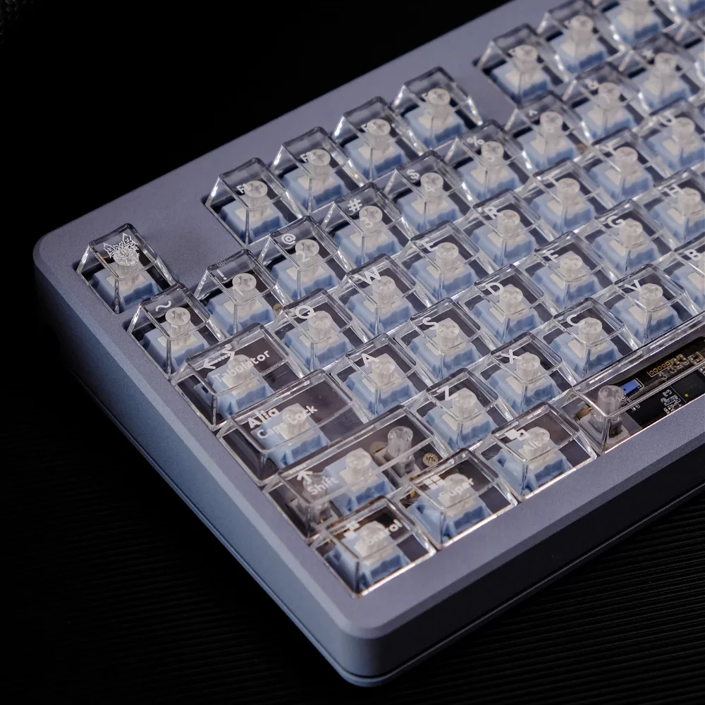 

Transparent Keycaps PC Cherry 114 Keys Translucent for 60/64/84/98/108 Gaming Mechanical Keyboard MX Switch