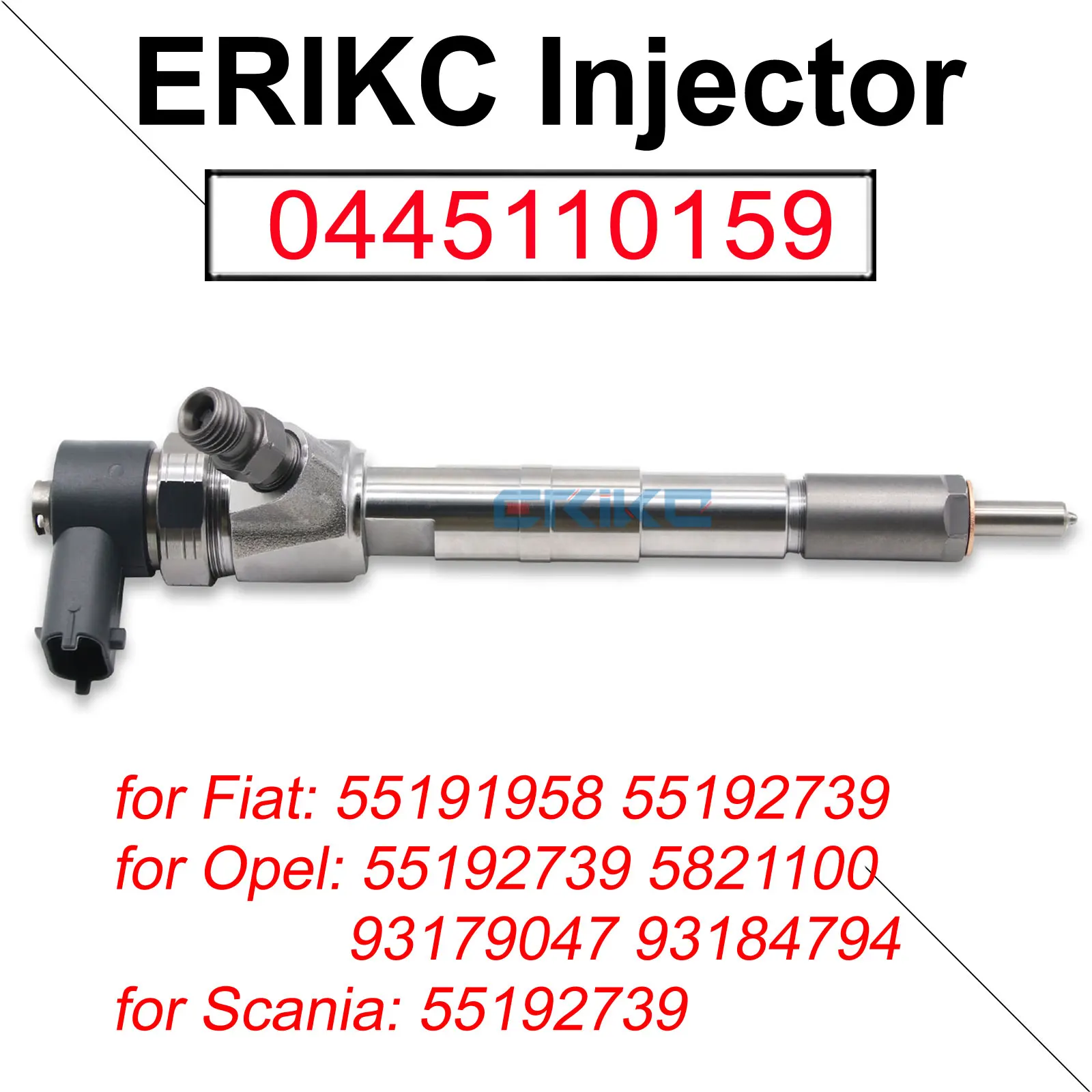 0 445 110 159 Common Rail Inyector 0445110159 Diesel Injector Nozzle 0445 110 159 for Bosch Alfa Romeo Vauxhall Z19DTJ Z19DTH