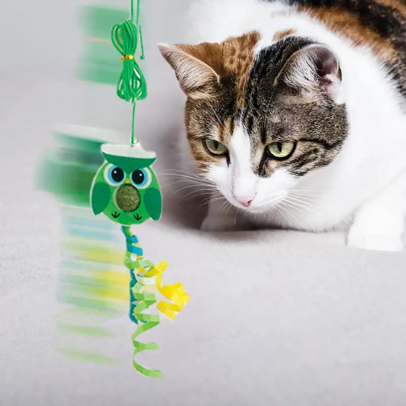 Interactive Cat Toy Hanging Door Simulation Animals Cat Scratch Toy Funny Toys For Indoor Cats Kittens Playing