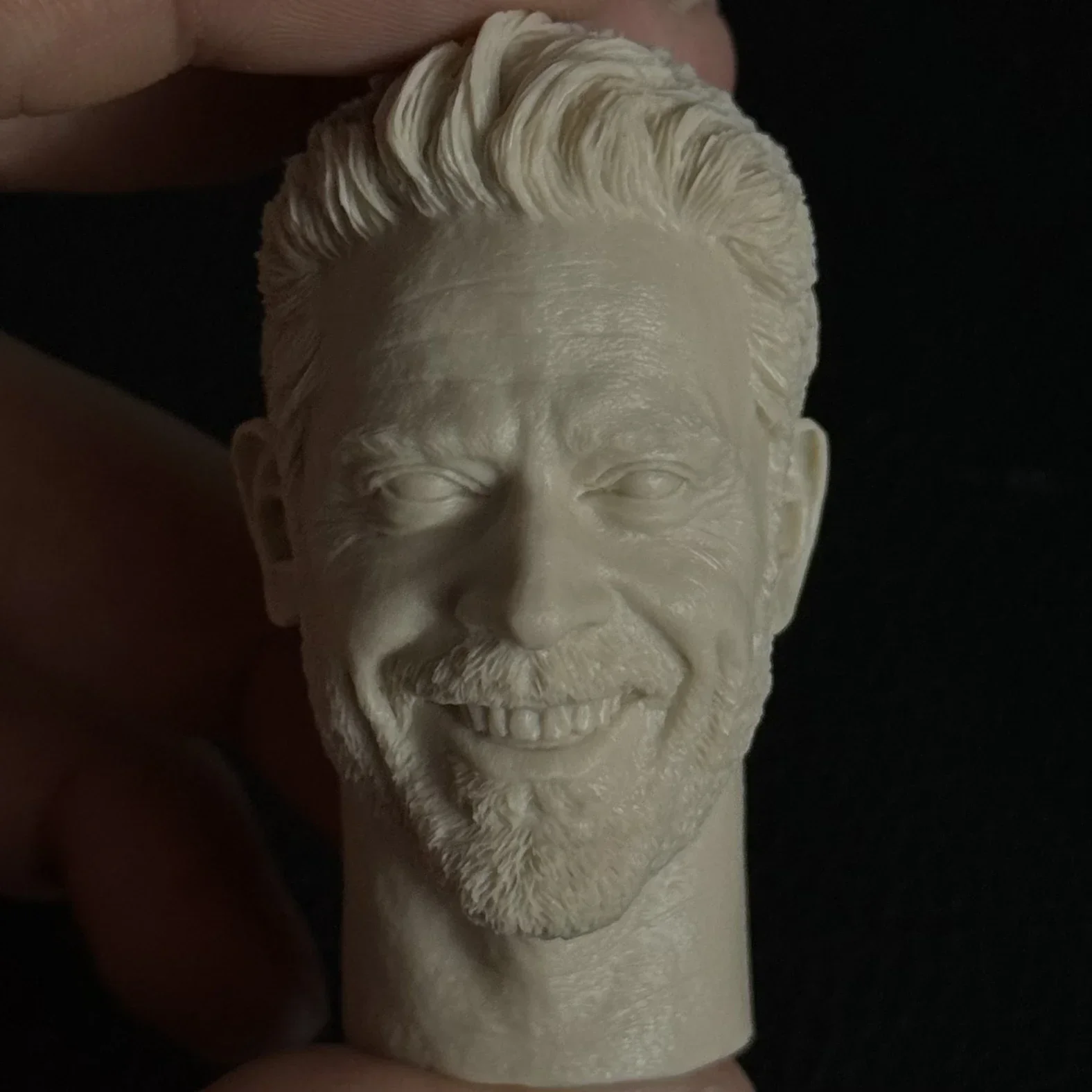 1/6 Die-Cast Resin Statue Head Exquisite and Detailed Unpainted Free Shipping (Rick)