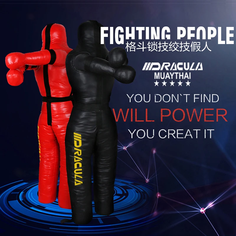 Fighting and capturing the enemy Evaluation dummy Fire training MMA wrestling simulation humanoid sandbag standing Jiu Jitsu box