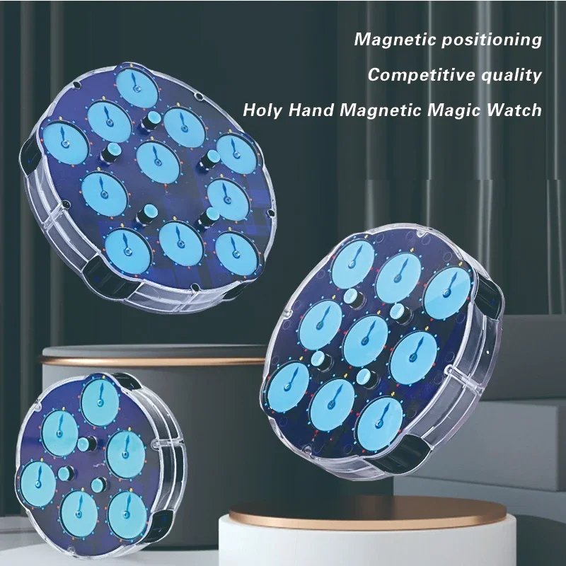 Magnetische Magic Watch 3x3x3 4x4x4 5x5x5 Magic Clock Professionelle Magic Cube Clock Magnetic Speed Cube Toys