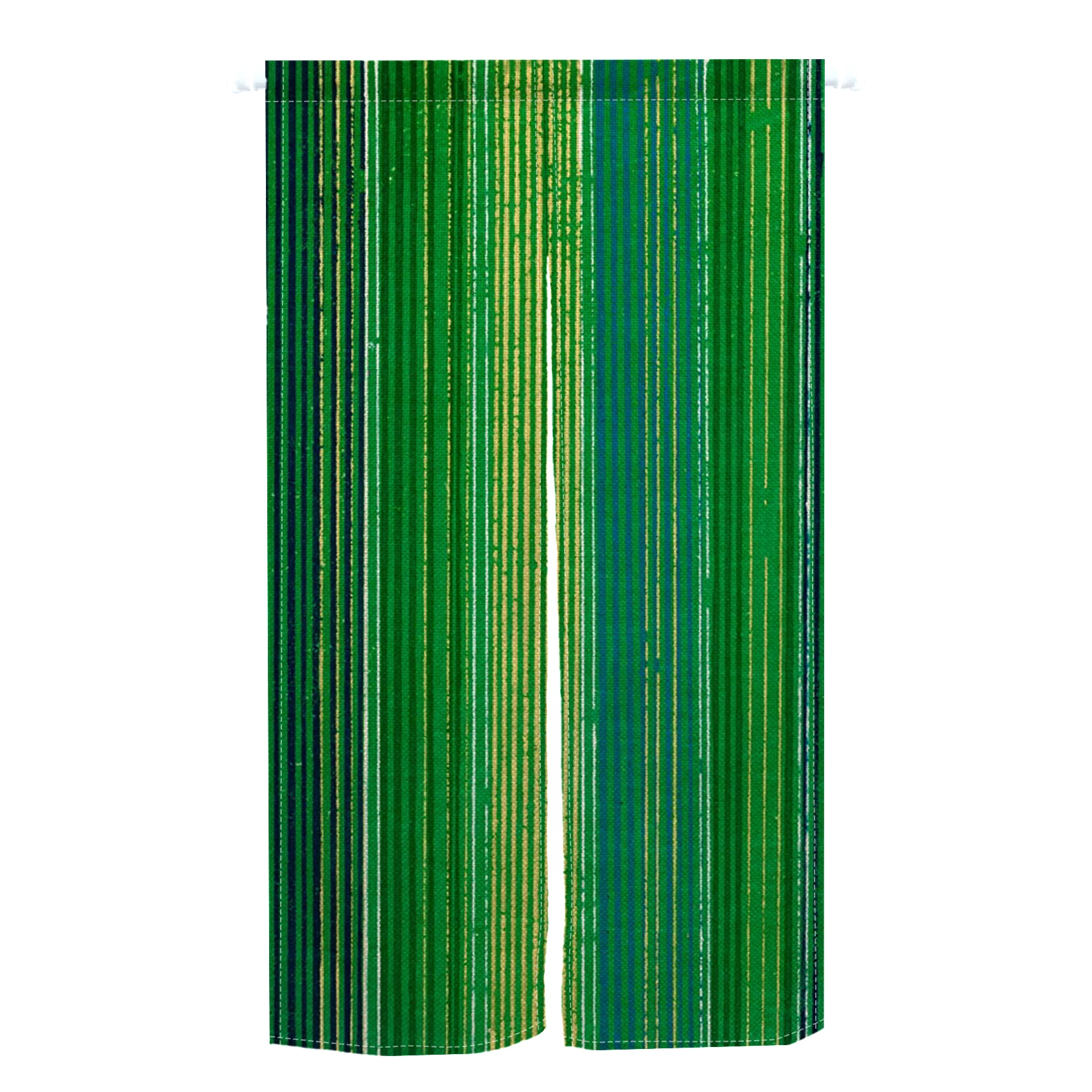 Colorful Vertical Stripe Door Curtain Japanese Noren Doorway Curtain Bedroom Kitchen Restaurants Entrance Partition Linen Decor