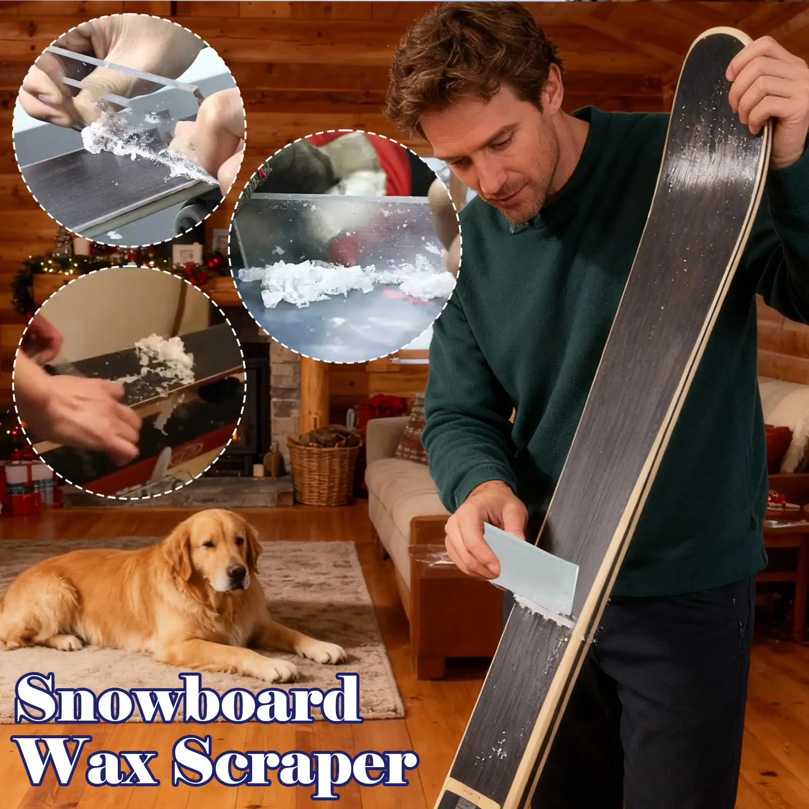 Professioneller Ski- und Snowboard-Wachsschaber aus hochhartem Stahl zur Kantenpflege für sanftes Gleiten und einfache Reparatur von Skizubehör.