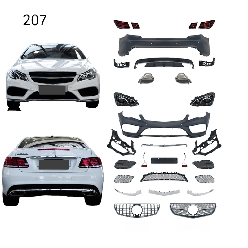 

Factory Direct New Condition Upgrd 2014 Sports Body Kit E-Class W207 Front & Rear Bumper Side Skirts Car Bumper
