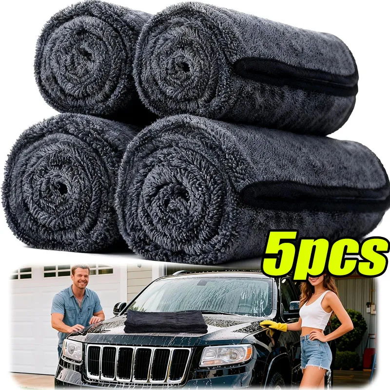 Microfiber Twist car wash towel Professional Car Cleaning Drying Cloth towels for Cars Washing Polishing Waxing Detailing
