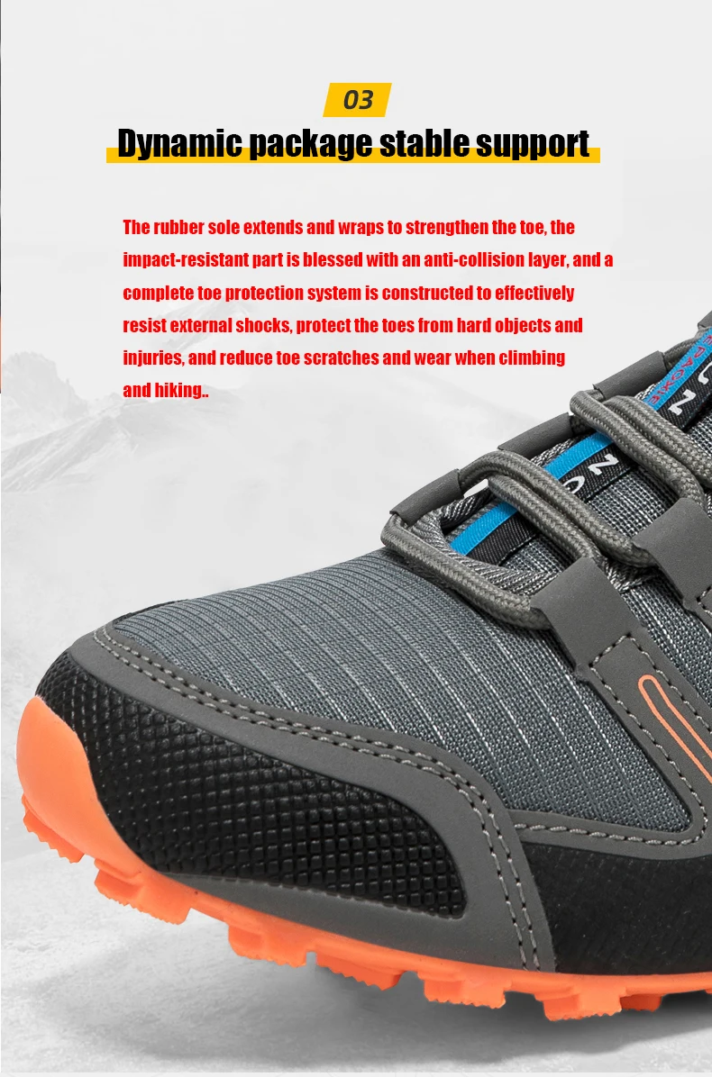 Outdoor-Wanderschuhe, rutschfeste Wandersportschuhe, leichte Herrenschuhe, taktische Trainingssportschuhe für Herren – Detail 5